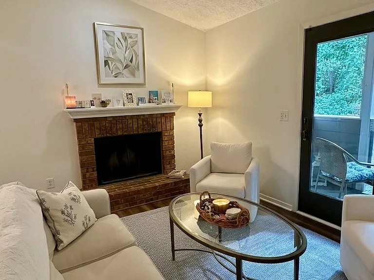 gas log fireplace
