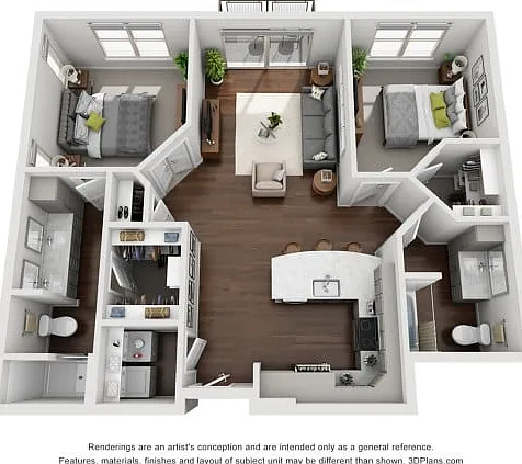 Two Bedroom Two Bedroom