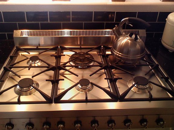 6 burner Stainless Steel