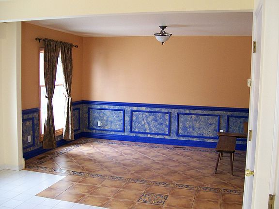 Dining Room with ceramic tiles