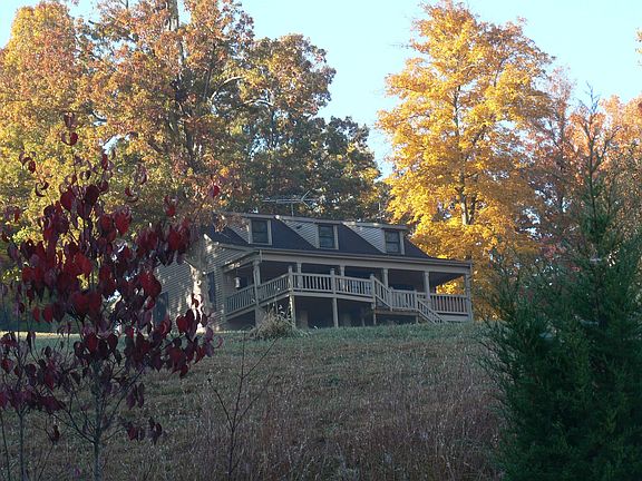 Rear view from down hill