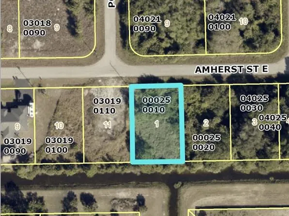 1230 AMHERST STREET E LOT 1, LEHIGH ACRES, FL 33974