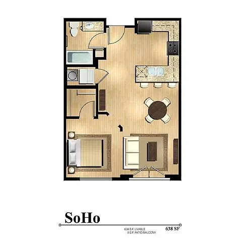 Floor plan SoHo