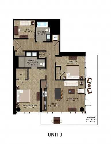 Floor plan 2-J