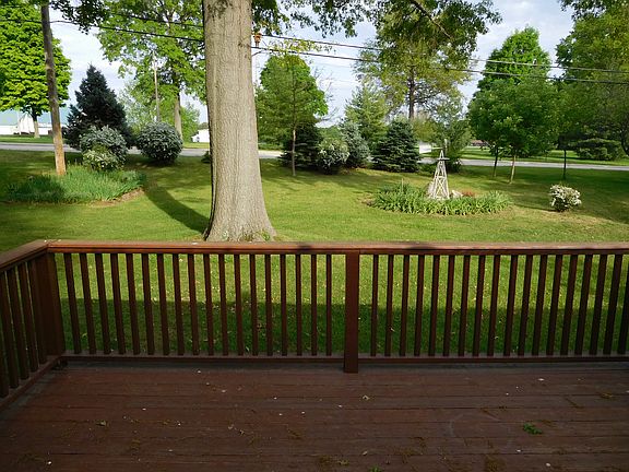 View from back facing park