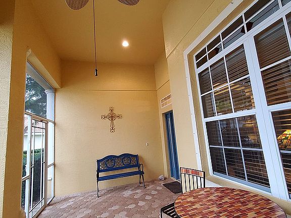 Screened front porch