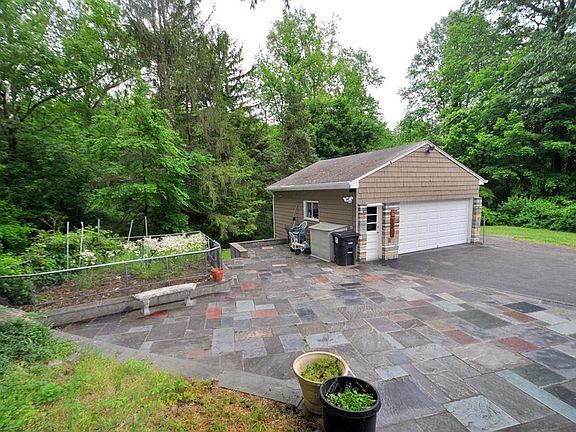 Lower patio and garage