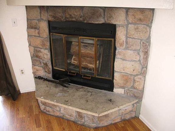 Cozy Wood Burning Firepla