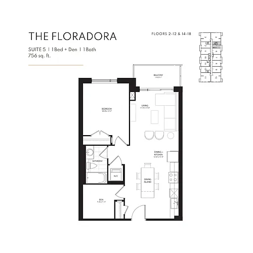 Floor plan The Floradora