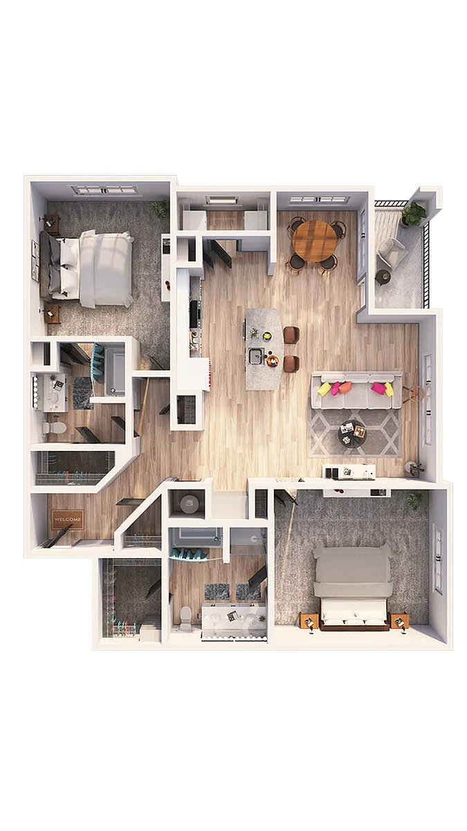 Floor plan B2J