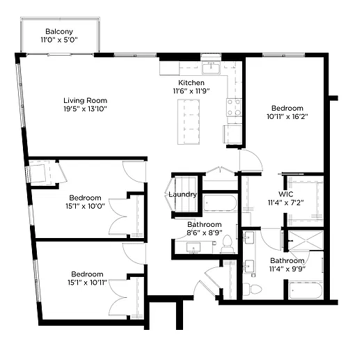 Floor plan D2