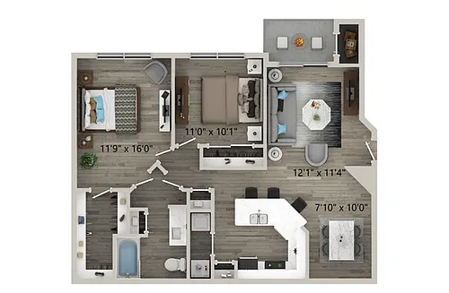 Floor plan B1