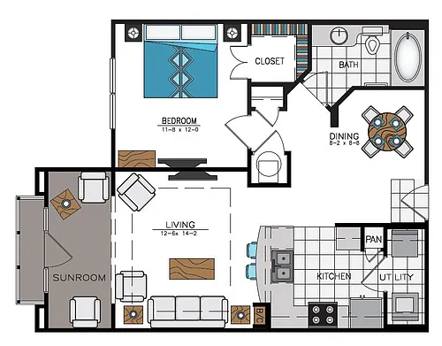 Floor plan A6C