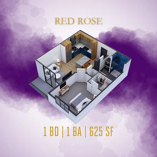 Floor plan Red Rose
