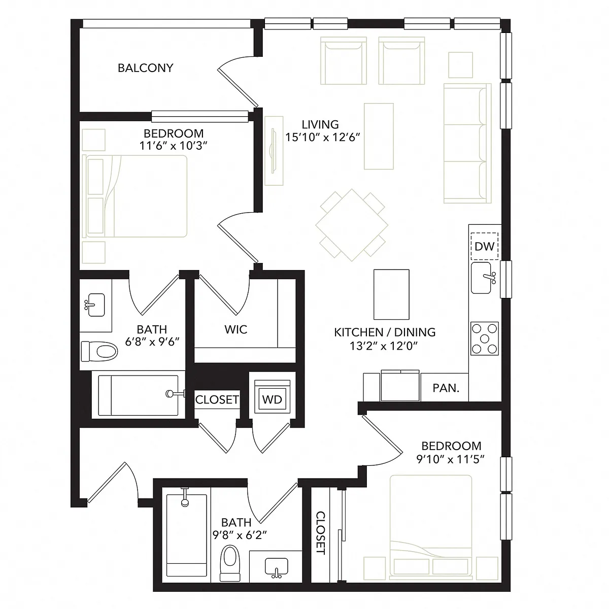Floor plan B3