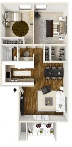 Floor plan Chimayo - Renovated