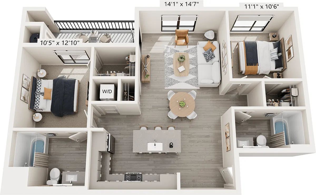 Floor plan B2