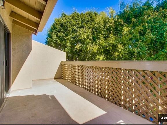 Large balcony off living room and 3rd bedroom