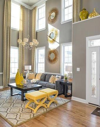 Brookmere Two Story Foyer and Living Room