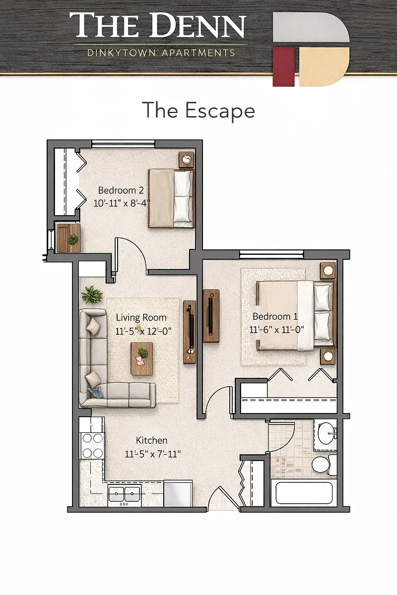 Floor plan The Escape
