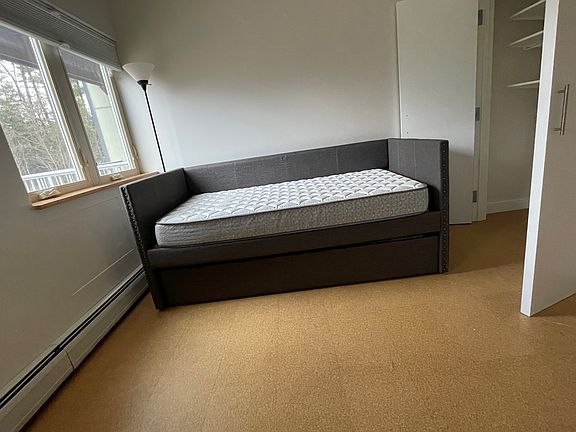 Bedroom with windows