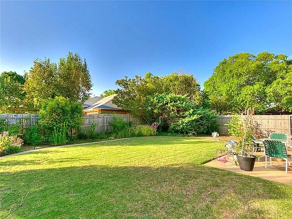 Backyard facing landscaping