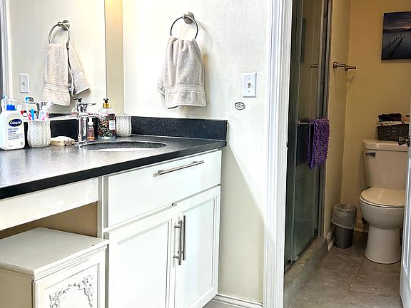 main bath with shower