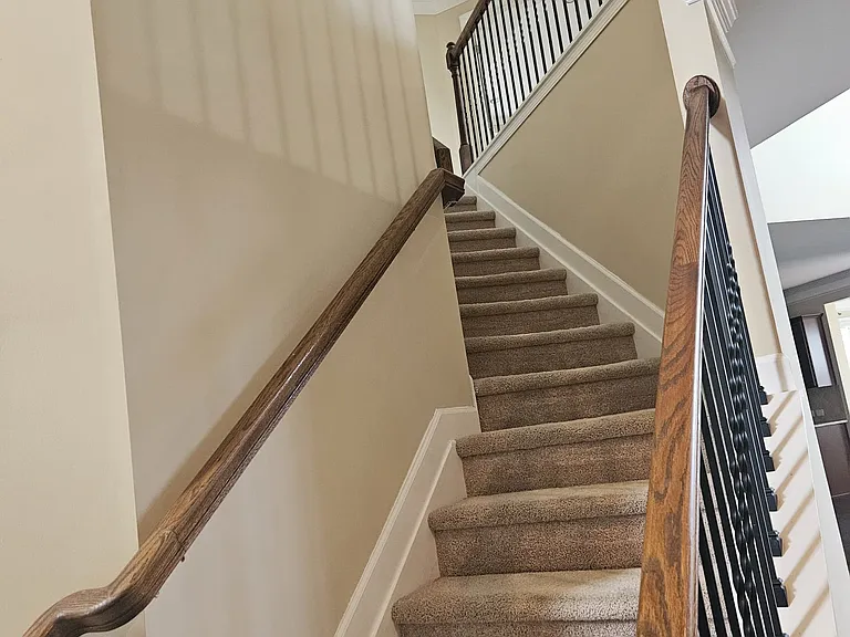 to upstairs from Front foyer