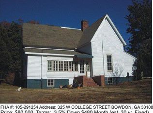 325 W College St, Bowdon, GA 30108