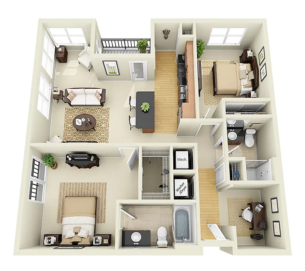 Floor plan B4