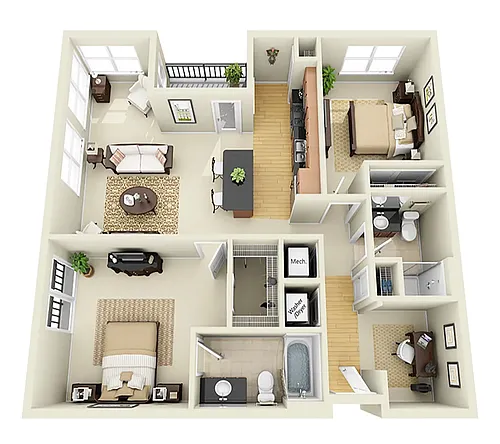 Floor plan B4