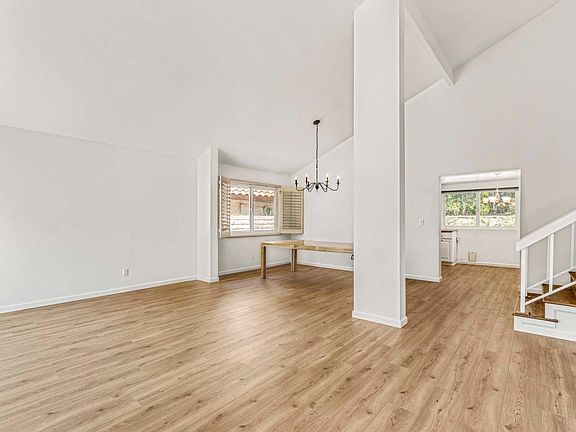 foyer to living room and dining room