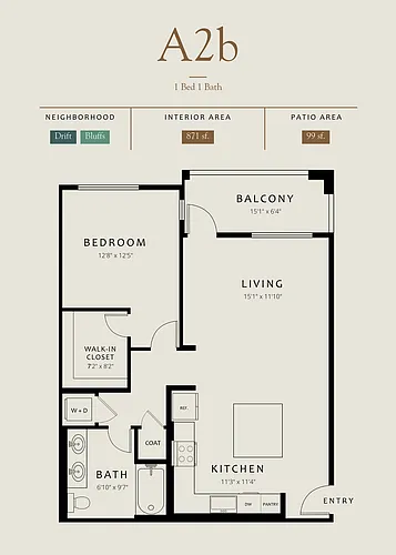 Floor plan A2b