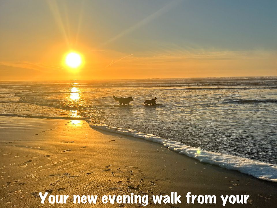 Your new evening walk from your Beach House awaits_