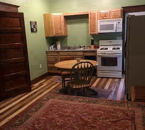 Kitchen is furnished with the necessities, just bring your g