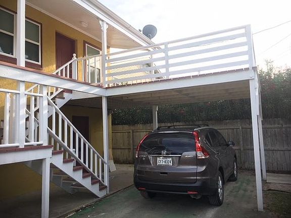 Designated covered parking