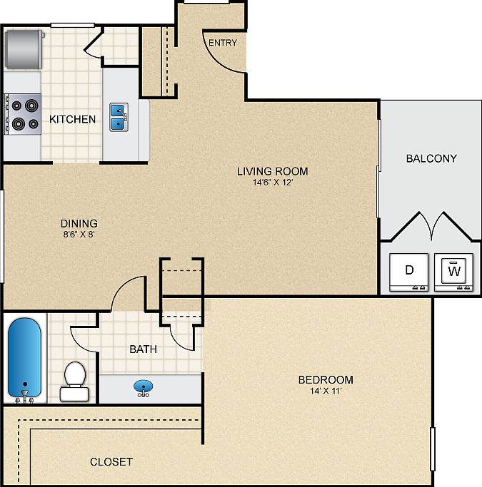 2nd image of 1111 W Main St APT 1903