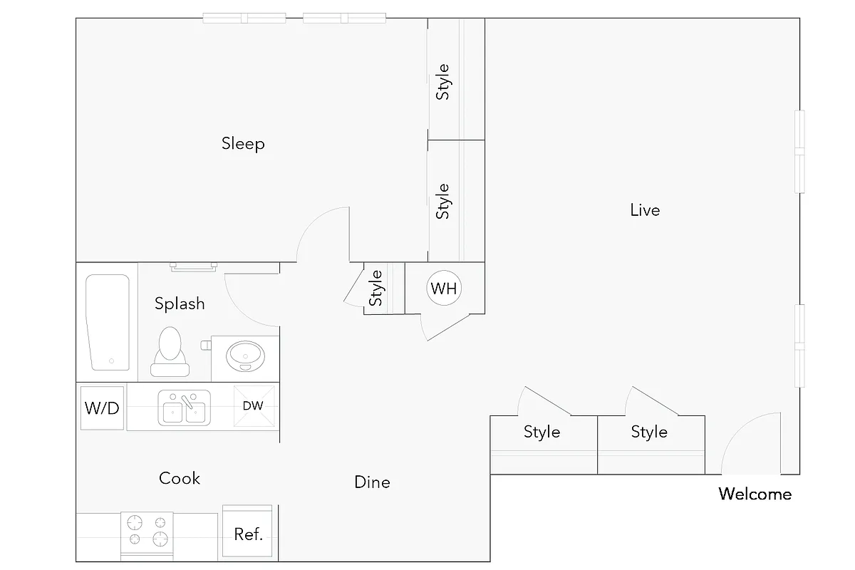 Floor plan Amherst