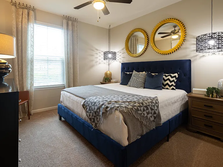 Soltair Cypress Creek Model Apartment Bedroom