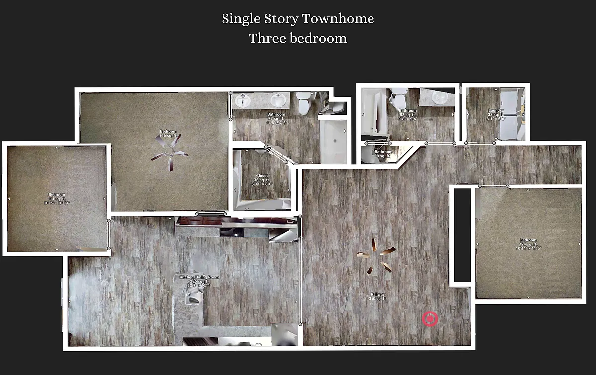 Floor plan Three Bedroom