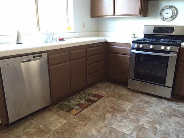 New stainless steel appliances