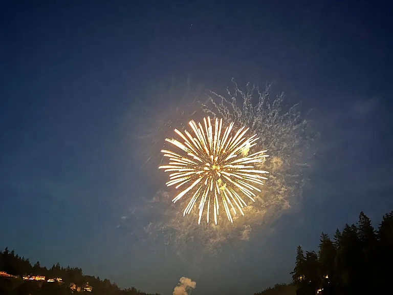 Fourth of July on the lake is a blast.