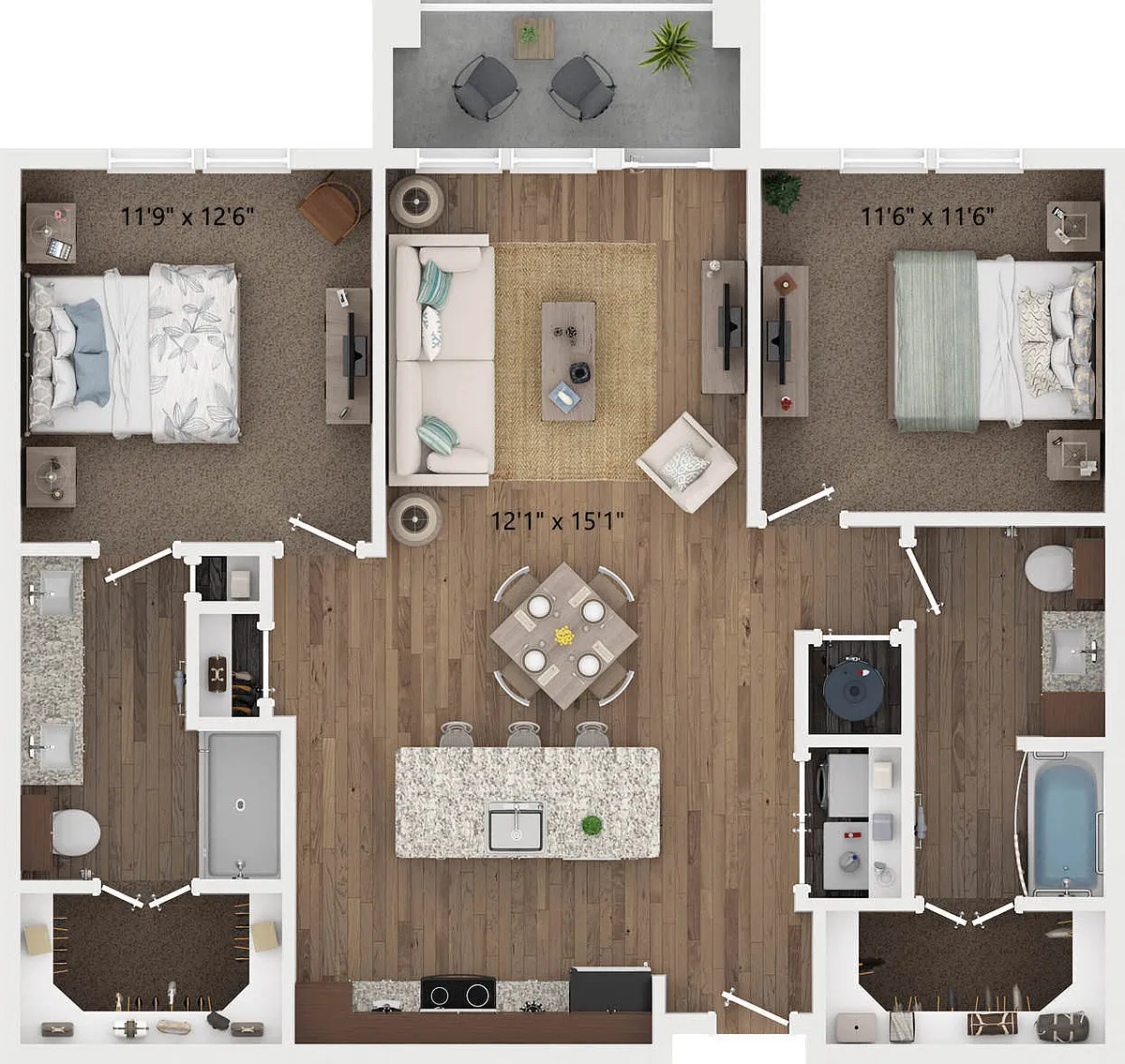 Floor plan B3