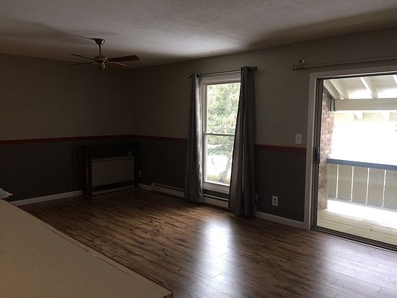 view of living room from kitchen
