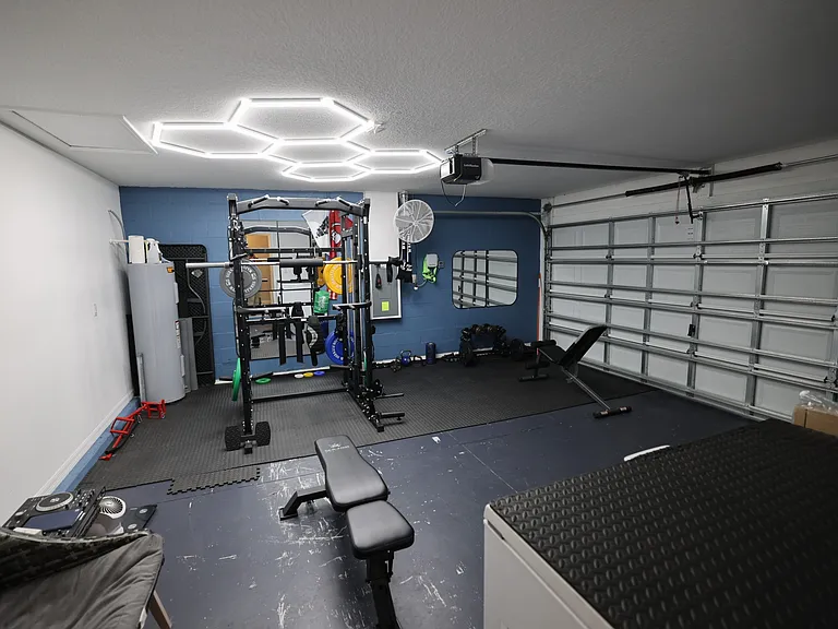 Gym Garage - (2) two-car garage