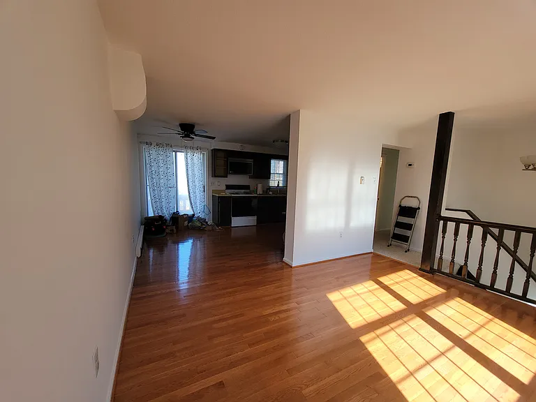 living area looking into kitchen