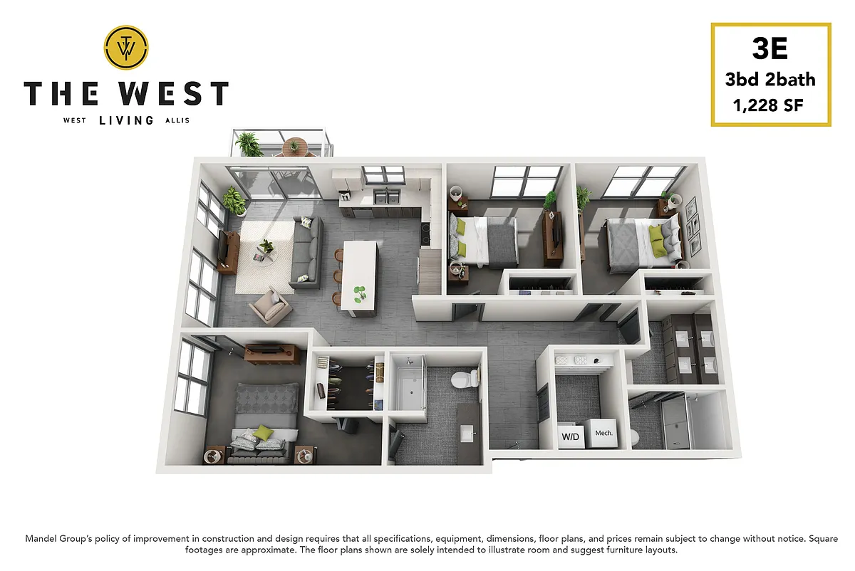 Floor plan 3E