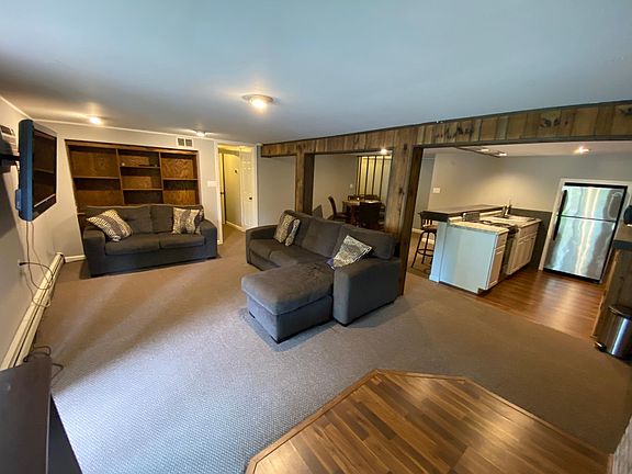Living room and kitchen view
