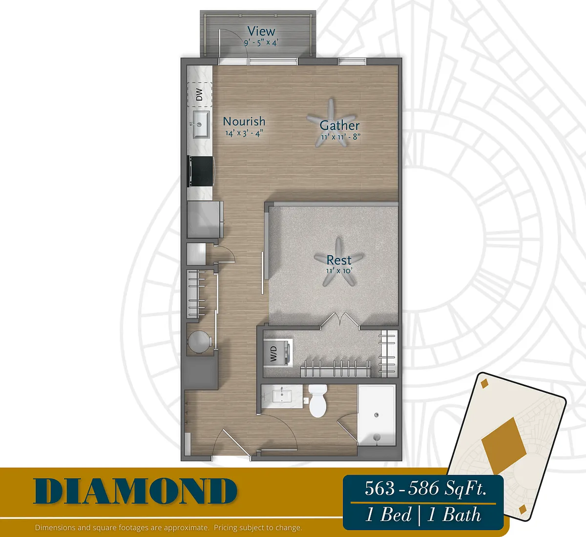 Floor plan Diamond