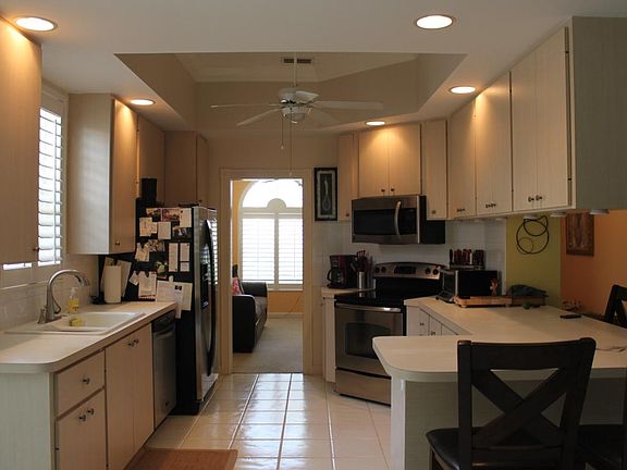 Kitchen into den